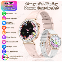 LIGE Fashion Women Smartwatch Always On Display AMOLED Watches Sport Heart Rate Female Health Smart Watch For Android iOS Ladies