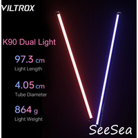 Viltrox K90 RGB Dual Light Fill Light Video Light RGB light Dual Stick Light Set for Photography