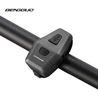 AliExpress NONE Anti-Theft Cycling Handlebar Horn Alarm Rechargeable 120DB Loud Sound Electric Bike Horn Smart Cycling Horn For Outdoor