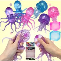 Cute Nee Doh Octopus Fidget Toy Waterproof Jelly Hops Sensory Play Gift for Boys & Girls