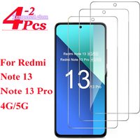2/4Piece Protective Tempered Glass film For Xiaomi Redmi Note13 13Pro 4G/5G Screen Protector
