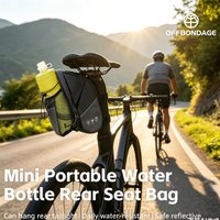 OFFBONDAGE Bike Saddle Bag Water Bottle Holder 2L Waterproof Reflective Bicycle Rear Bag MTB Tail Bag Cycling Bag Accessories