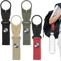Webbing Buckle Hanging Water Bottle Holder Clip Portable Belt Nylon Webbing Strap for Outdoor Camping Hiking Traveling