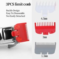 3PCS Universal Electric Push Hair Clipper Guide Limit Comb Salon Professional Hair Trimmer Attachment Hairdressing Guards Tools