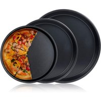 Carboon Steel Non-stick Pizza Pans Nonstick Cake Pan Round Pizza Tray Baking Mold Sheets Dough Pie Mould Bakeware Kitchen Tool