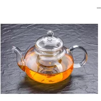 1000ML High Quality Heat Resistant Glass Tea Pot Practical Bottle Flower Tea Cup Glass Teapot with Infuser Tea Leaf Herbal