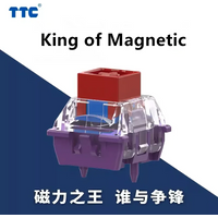 TTC Magnetic Swtich Mechanical Keyboard Switch High Light Transmittance E-Sports Gaming PC Atk68 Na87 Hm66 Magneto Swtich