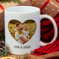 Personalized Photo Coffee Mug Birthday Gift Custom Mug Gift with Picture And Text Customized Mug for Men Women Anniversary Gift