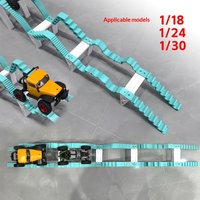 PYFORE RC Crawler Bridge Track Beam Barrier With Adjustable Hole Position Obstacle Slope Scene For 1/18 1/24 1/30 RC Model Cars