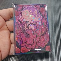 50PCS Yugioh Black Rose Dragon Izayoi Aki Card Sleeves Yu-Gi-Oh! TCG OCG Trading Cards Broken Glass Style Shine Protector Case