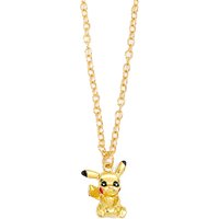 Cartoon Anime Figures Cute Gold Color Solid Pendant Clavicle Chain Boys Girls Gift Toys
