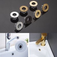 Hollow Tub Drain Stopper Round Ring Trim Ring Cap Basin Insert Replacement Sink Hole Cover Overflow Covers