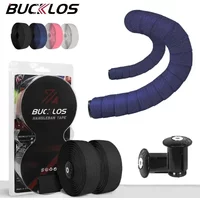 AliExpress BUCKLOS Silicone Bicycle Handlebar Tapes EVA PU Road Bike Handle Tape Ergonomic Cycling Wrap Anti-slip Handle Bar Tapes End Plug