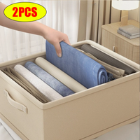 Wardrobe Clothes Socks Artifact Compartment Box Organizer Clothes Organizer Trousers Clothes Jeans Storage Box Underwear Bra