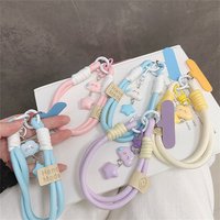 Mobile Phone Strap Short Wrist Strap Clouds Star Charm Lanyard Universal Camera Chain Pendant Keychain Cell Phone Lanyard