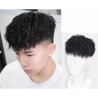 Two Styles 16x18CM /18X20CM Real Human Hair Men Toupee Silk Top Breathable Natural Male Hairpiece To Wear Quickly Increase Hair
