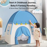 Pop Up Play Tent for Kids Lightweight Portable Game House Secret Sleep Base Durable Polyester Fabric for Backyard Garden Party