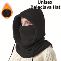 AliExpress NONE Unisex Outdoor Balaclava Hat Windproof ColdProof Hat Mask For Ski Ride Sport Winter Thermal Neck Protection with Drawstring