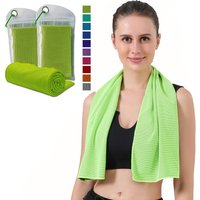 Summer Cooling Ice Towel Yoga Fitness Cold Feeling Towel Quick Dry Breathable Sports Ice Cooling Bandana