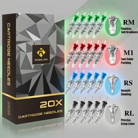 20/10/5PCS Tattoo Cartridge Needles Professional Disposable Sterilized RL RS RM M1 Tattoo Needle for Tattoo Machine Pen Needles