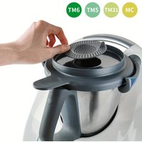 Splash Guard for Thermomix TM6/TM5/TM31 & MonsieurCuisine MCsmart/MCtrend/MCConnect | Food Processor Anti-Splash Accessory