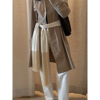 Fashion Women Satin Scarf With Fringes Cinched Waist Solid Long All-match Female Flowy Tassel Shawl Summer 2026