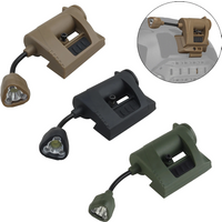 Tactical Helmet Light 3 Modes LED Flashlight Outdoor Night Lighting For Laser Hunting Military Cycling Fishing Helmet Lamp