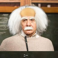 Einstein Costume Wig Children's Day White Elderly Bald Adult Set with Beard Eyebrow Fluffy Hair Festival Party Supplies