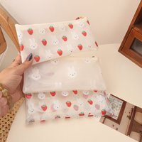 Miffy Kawaii PVC Large Capacity Transparent Waterproof Cartoon Rabbit Pencil Case Stationery Storage Bag Cute Gift Toy
