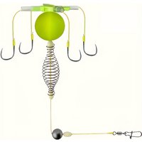 1pc Carp Fishing Line Set, with 4 Hooks, Bait Cage and Float Fish Bait Trap