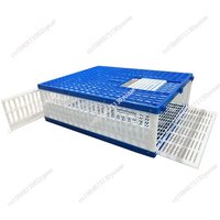 Foldable Plastic Training Cage Training Cage with Food Water Box Anti-aging Pigeon Cage