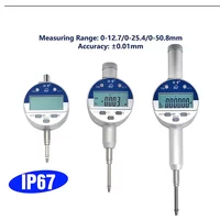IP67 Waterproof And Oil-Proof Digital Dial Indicator 0-12.7mm0.001 Electronic Indicator Aluminum Alloy Depth Iving Height Gauge
