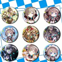 Marionette Sandrone Genshin Brooches Badge Pins Backpack Hat Accessories Friend Gift Creative Accessories