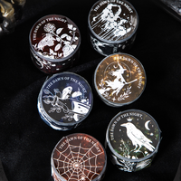 Mr. Paper, Vintage Masking Tape 200cm/roll Gothic Witch Dark Dawn Tape Home Handbooks Scrapbooks DIY Decorative Gifts