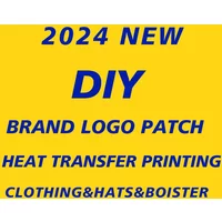 Customized logo hot stamping and heat transfer stickers for clothing DIY, washable clothing hot stickers, DTF color vinyl