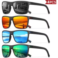 AliExpress Krokodil 3/4 PCS New Designer Box Polarized Colorful Sunglasses For Men And Women Suitable for Driving Fishing Outdoor Sports UV400