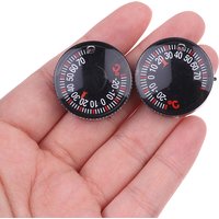 1PC -20~70°C 27MM Round Square High Accuracy Temperature Meter For Indoor Outdoor Wall Greenhouse Home Thermometer