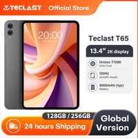 Teclast T65 Tablet 13.4" 2K 120Hz Dsiplay Unisoc T7280 Octa Core Max 26GB RAM 128GB ROM 8000mAh Battery Android 15 Lte Tablets