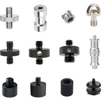 1/4" to 3/8" Screw Adapter Converter Threaded Spigot Mount for GoPro Action Camera Flash Tripod Monopod Light Stand Microphone