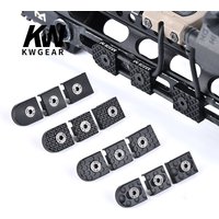 WADSN M-LOK Keymod WireGuide System PEQ Pressure pad switch by wire Arson Machine Introduces CNC Aluminum Anodization 3PCS Pack