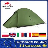 Naturehike Campingzelt Cloud Up Pro 1/2 Personen Ultraleichtes wasserdichtes Zelt Outdoor Wandern Reisen Rucksackzelt mit Fußabdruck
