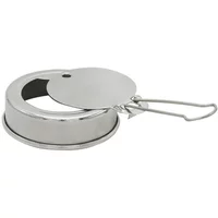 1PCS Fuel Fire Extinguishing Cover Stainless Steel Alcohol Furnace Ignition Cover With Handle Anti Scalding Windproof Barrier