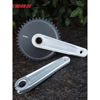 AliExpress KEOS Road Bike Aluminum 3-Bolt Direct Mount Crankset 165/170mm 24mm Black/Silver Hollow Crank Fit R7000 R8000 R9100 AD350 34-52T