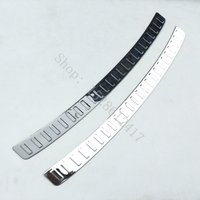 For VW/Volkswagen Tiguan MK2 2017~2024 Rear Door Bumper Protector sill plate Protector Sill Rear boot guard Trim Car Accessories