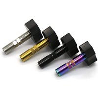 AliExpress NONE Carbon Fiber Stop Disk Titanium Alloy Screws For Brompton Foldable Bicycle Parking Plate