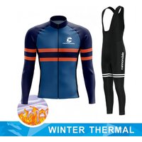 AliExpress NONE Men's Cycling Jersey Winter Warm Fleece Cannondale Cycling Jersey Long Sleeve Warm Soft Brushed Breathable Cycling Jersey