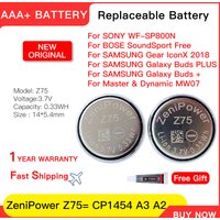 Genuine New CP1454 3.7v ZeniPower Z75 For Bose Soundsport Free For Gear IconX 2018 & Galaxy Buds+ Live+ Batteria +Free Tools
