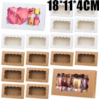 Eco Kraft Paper Gift Box for Cookies Sweets Multi-Purpose for Bread Candy Suitable for Thanksgiving Christmas Wedding Birthday