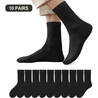10 Pairs New Men's Cotton Socks New styles Black Business Men Socks Soft Breathable Autumn Spring for Male White