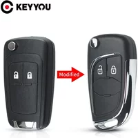 KEYYOU 1PCS New For Chevrolet Cruze for OPEL Insignia Astra Zafira Mokka Agila Corsa Meriva Signum Tigra Mando Modified Car Key